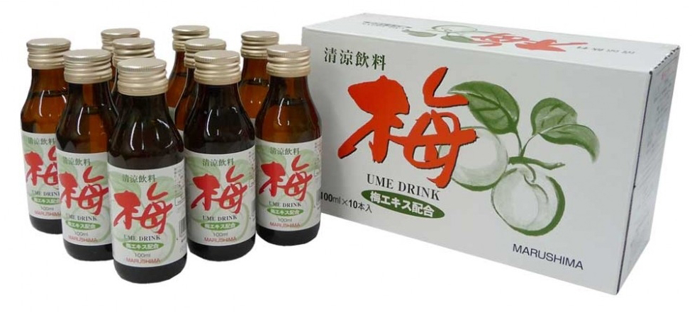 梅ドリンク/100ml×10本【マルシマ】