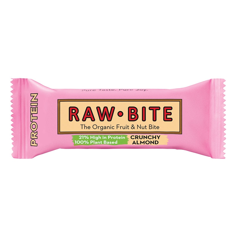 有機ローバイト(クランチアーモンドプロテイン)/45g【アリサン】 RAW･BITE THE ORGANIC FRUIT＆NUT BITE