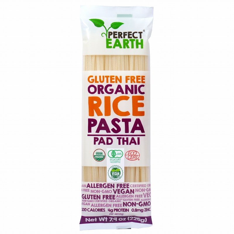 オーガニックグルテンフリーライスパスタ(白米)/225g【ディーエム広告社】 GLUTEN FREE ORGANIC RICE PASTA PAD THAI