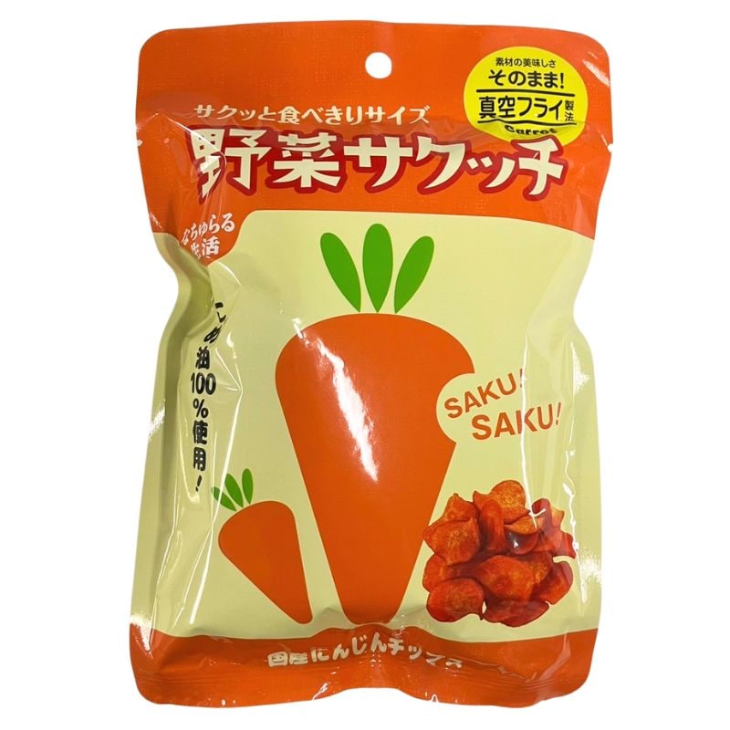 なちゅらる生活 野菜サクッチ 国産にんじんチップス/19g【イー有機生活】