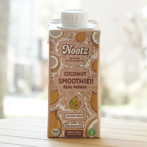 有機ココナッツスムージー(パパイヤ)/180ml【アリサン】 COCONUT SMOOTHIE REAL PAPAYA