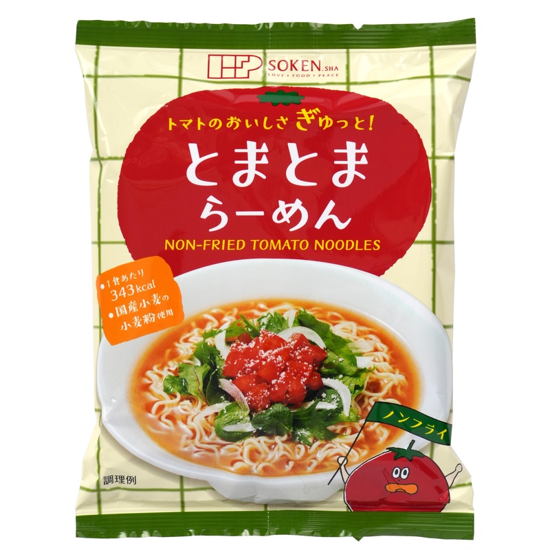 トマトのおいしさぎゅっと！とまとまらーめん/96g【創健社】