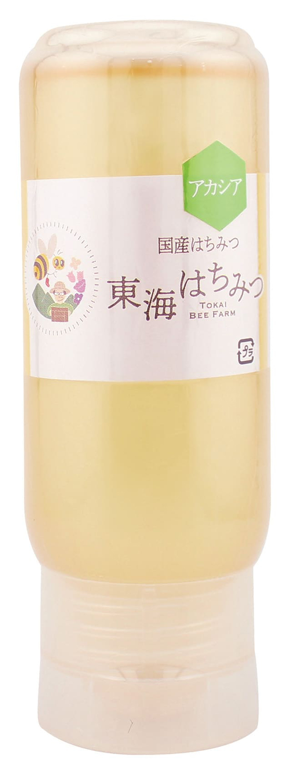 国産はちみつ アカシア(倒立ボトル)/200g【東海はちみつ 】