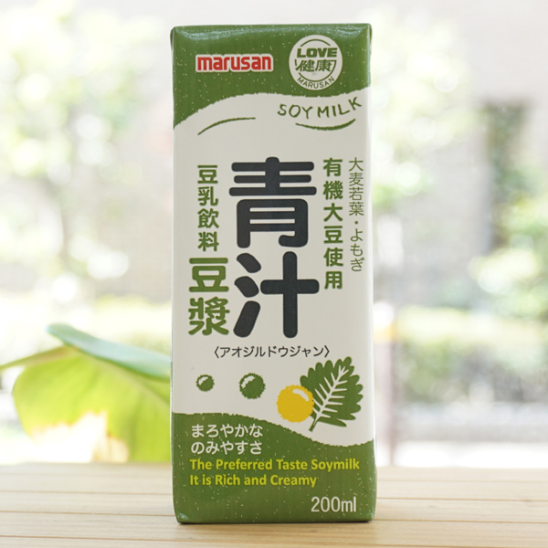 LOVE健康 青汁(豆乳飲料豆漿)/200ml×12パック【マルサン】