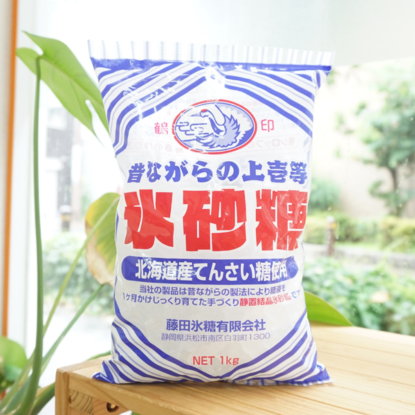 鶴印 氷砂糖/1kg【藤田氷糖】 昔ながらの上壱等 | 健康ストア健友館